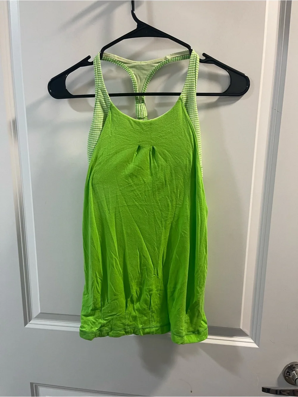 lululemon athletica Neon Lime Racerback Tank